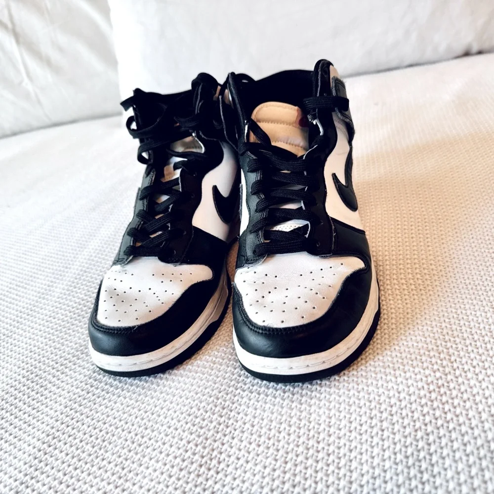 NIKE Dunk High Retro Black & White Panda High-Tops Sneakers Basketball Shoes